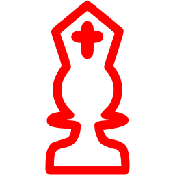 Red chess 11 icon - Free red chess icons