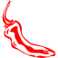 red chili pepper 10 icon