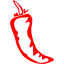 red chili pepper 13 icon