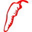 red chili pepper 20 icon