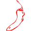 red chili pepper 25 icon