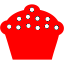 red cupcake 5 icon