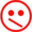 red emoticon 15 icon