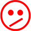 red emoticon 16 icon