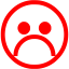 red emoticon 21 icon