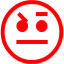 red emoticon 23 icon