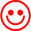 red emoticon 30 icon