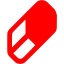 red erase icon