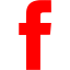 red facebook icon