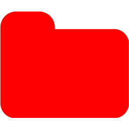 Red folder 7 icon - Free red folder icons