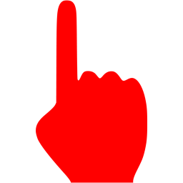 one finger icon