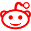 red reddit icon