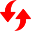 red refresh icon