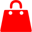 red shopping bag icon