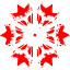 red snowflake icon