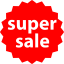 red super sale badge icon