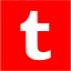 red tumblr 2 icon