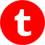 red tumblr 4 icon