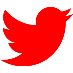 Red Twitter Icon Free Red Social Icons