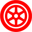 red wheel icon