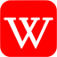 red wikipedia icon