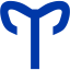 royal azure blue aries 2 icon