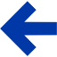 royal azure blue arrow 119 icon