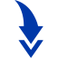 royal azure blue arrow 241 icon