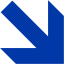 royal azure blue arrow 326 icon