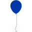 royal azure blue balloon 2 icon