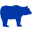 royal azure blue bear 4 icon