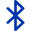 royal azure blue bluetooth 2 icon