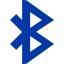 royal azure blue bluetooth 3 icon