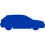 royal azure blue car 19 icon