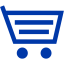 royal azure blue cart 27 icon