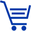 royal azure blue cart 37 icon