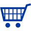 royal azure blue cart 5 icon