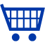 royal azure blue cart 50 icon