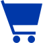 royal azure blue cart 70 icon