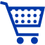 royal azure blue cart 72 icon