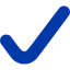 royal azure blue check mark 6 icon