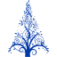 royal azure blue christmas 16 icon