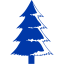 royal azure blue christmas 30 icon