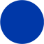 royal azure blue circle icon