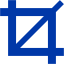 royal azure blue crop 2 icon