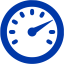 royal azure blue dashboard 2 icon