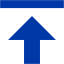 royal azure blue data transfer upload icon