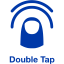 royal azure blue double tap 2 icon