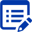 royal azure blue edit property icon