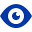 royal azure blue eye 2 icon